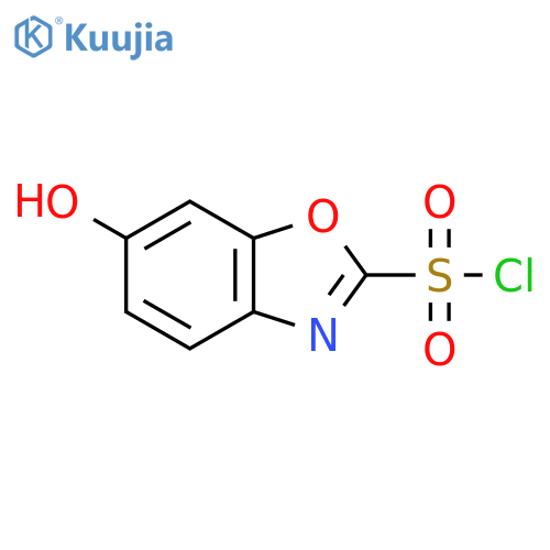 6-Hydroxybenzo[d]oxazole-2-sulfonyl chloride structure