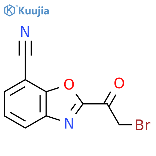 2-(2-Bromoacetyl)-7-cyanobenzo[d]oxazole structure