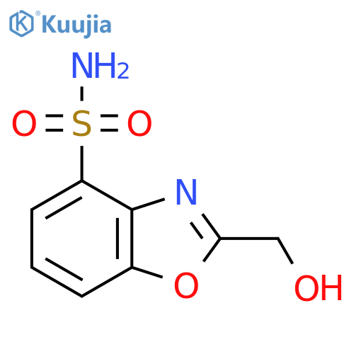 2-(Hydroxymethyl)benzo[d]oxazole-4-sulfonamide structure
