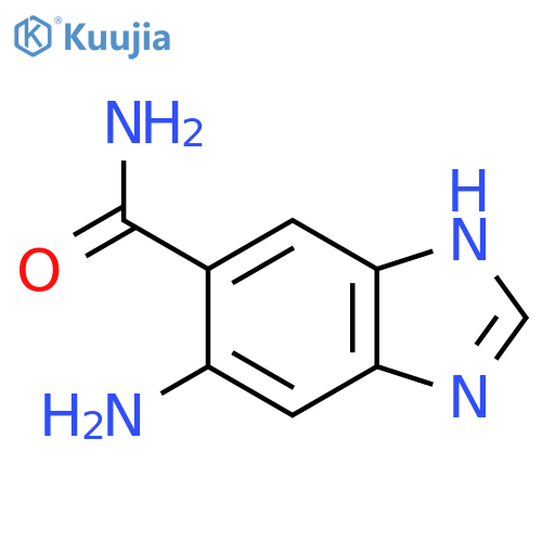 5-Amino-1H-benzimidazole-6-carboxamide structure