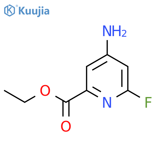 Ethyl 4-Amino-6-fluoropicolinate structure