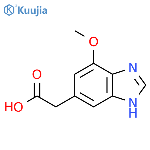 7-Methoxy-1H-benzimidazole-5-acetic acid structure