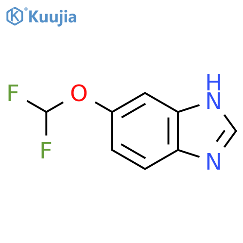 5-Difluoromethoxy-1H-benzimidazole structure