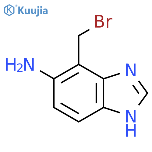 5-Amino-4-bromomethyl-1H-benzimidazole structure