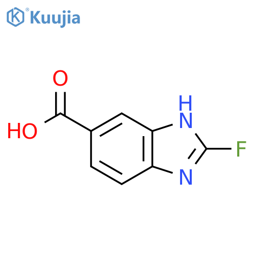 2-Fluoro-1H-benzimidazole-6-carboxylic acid structure