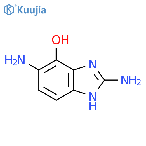 2,5-Diamino-4-hydroxy-1H-benzimidazole structure