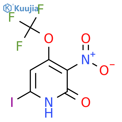 2-Hydroxy-6-iodo-3-nitro-4-(trifluoromethoxy)pyridine structure