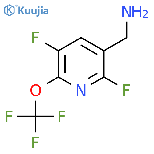 3-(Aminomethyl)-2,5-difluoro-6-(trifluoromethoxy)pyridine structure