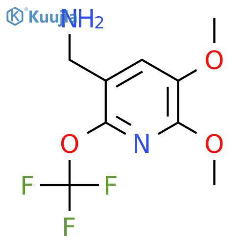 5-(Aminomethyl)-2,3-dimethoxy-6-(trifluoromethoxy)pyridine structure