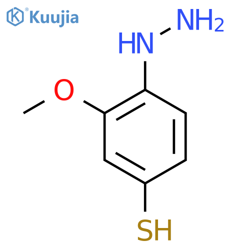 4-Mercapto-2-methoxyphenylhydrazine structure