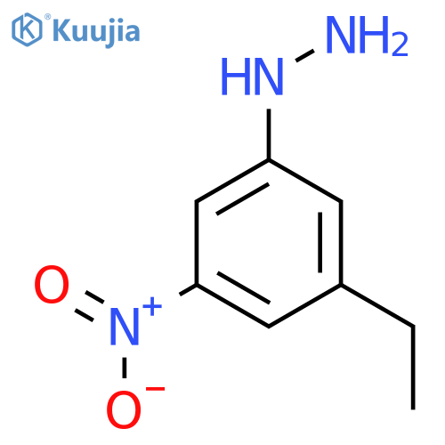 3-Ethyl-5-nitrophenylhydrazine structure