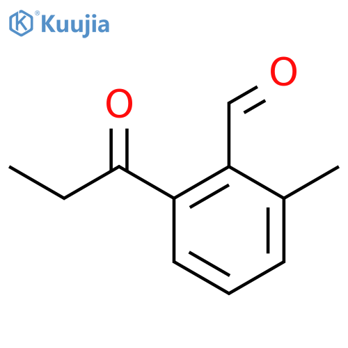 2-Methyl-6-propionylbenzaldehyde structure