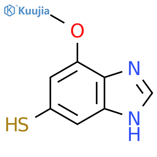 5-Mercapto-7-methoxy-1H-benzimidazole structure