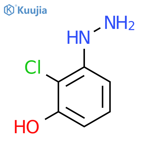 2-Chloro-3-hydroxyphenylhydrazine structure