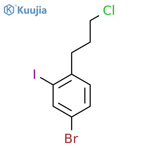 5-Bromo-2-(3-chloropropyl)iodobenzene structure