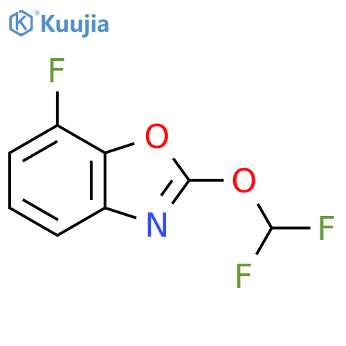 2-(Difluoromethoxy)-7-fluorobenzo[d]oxazole structure