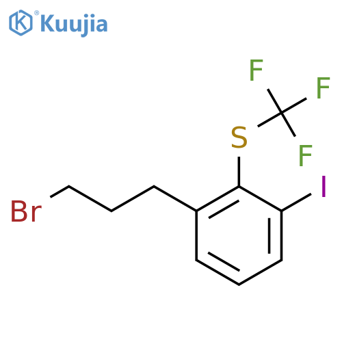 1-(3-Bromopropyl)-3-iodo-2-(trifluoromethylthio)benzene structure