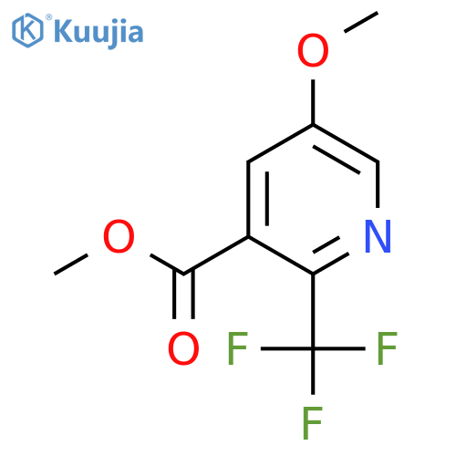 Methyl 5-methoxy-2-(trifluoromethyl)nicotinate structure