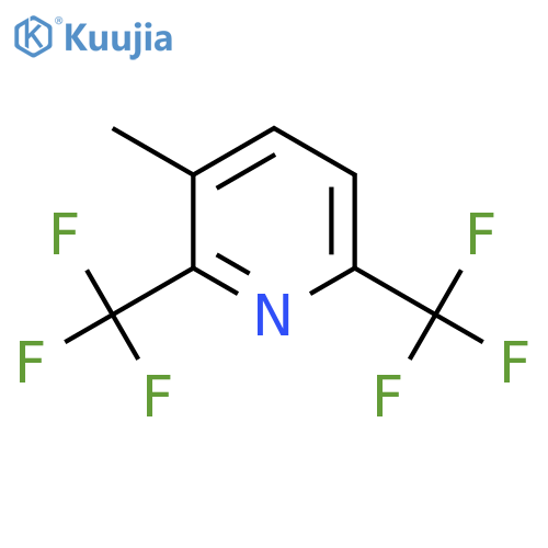 2,6-Bis(trifluoromethyl)-3-methylpyridine structure
