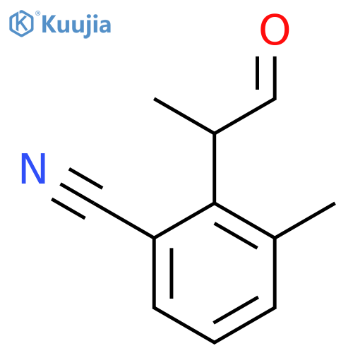 2-Cyano-6-methylphenylpropanal structure