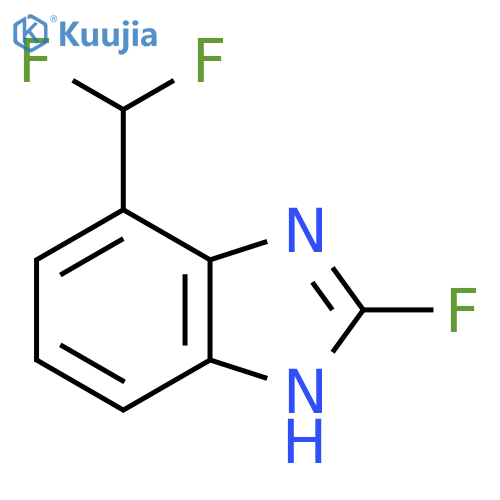 7-Difluoromethyl-2-fluoro-1H-benzimidazole structure