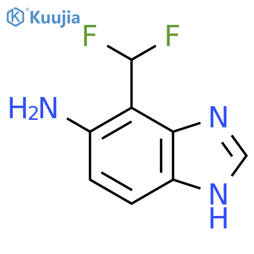 5-Amino-4-difluoromethyl-1H-benzimidazole structure