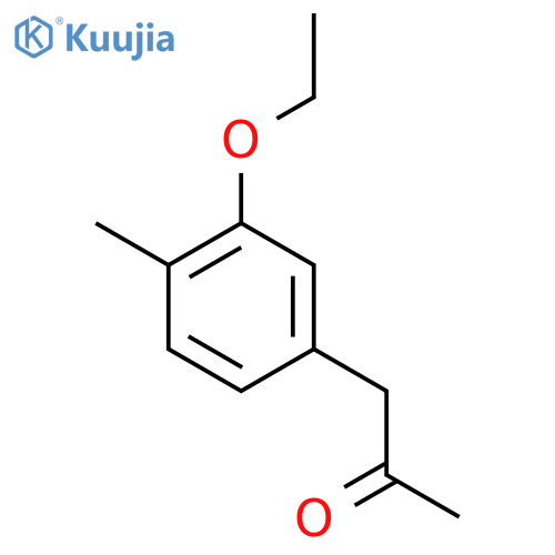 1-(3-Ethoxy-4-methylphenyl)propan-2-one structure