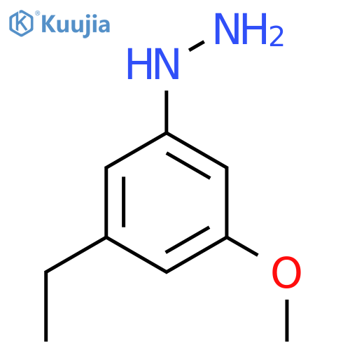 3-Ethyl-5-methoxyphenylhydrazine structure