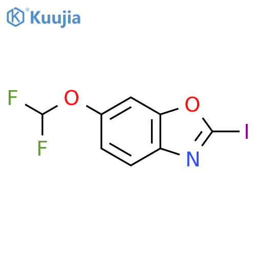 6-(Difluoromethoxy)-2-iodobenzo[d]oxazole structure