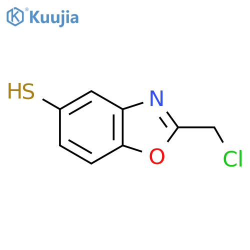 2-(Chloromethyl)-5-mercaptobenzo[d]oxazole structure