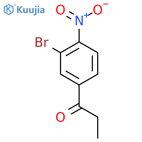 1-(3-Bromo-4-nitrophenyl)propan-1-one structure