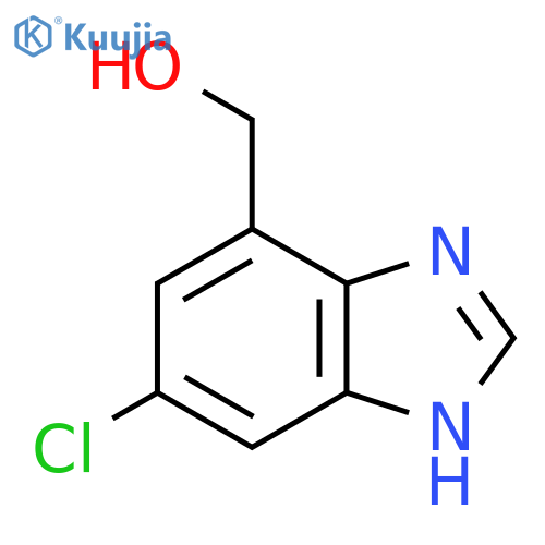 6-Chloro-4-hydroxymethyl-1H-benzimidazole structure