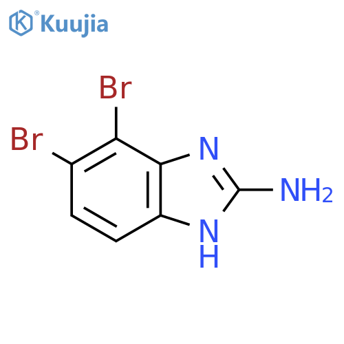 2-Amino-6,7-dibromo-1H-benzimidazole structure