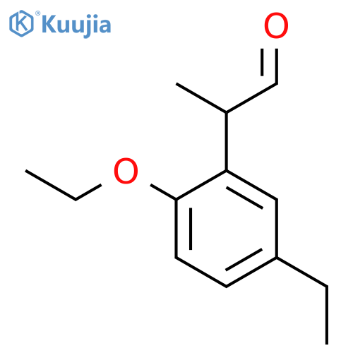 2-Ethoxy-5-ethylphenylpropanal structure