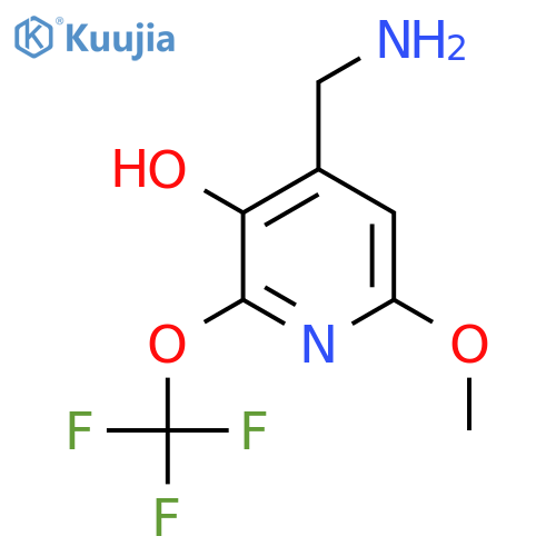 4-(Aminomethyl)-3-hydroxy-6-methoxy-2-(trifluoromethoxy)pyridine structure