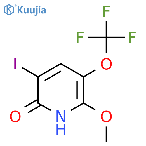 2-Hydroxy-3-iodo-6-methoxy-5-(trifluoromethoxy)pyridine structure