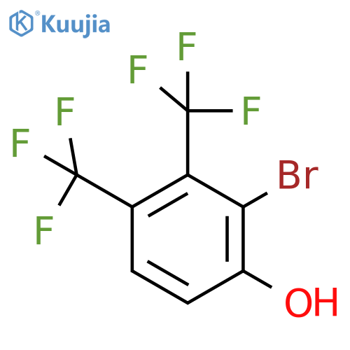 3,4-Bis(trifluoromethyl)-2-bromophenol structure