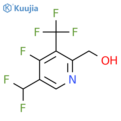 5-(Difluoromethyl)-4-fluoro-3-(trifluoromethyl)pyridine-2-methanol structure