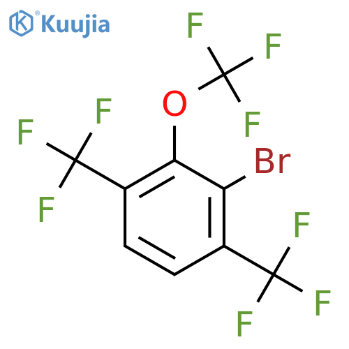 3,6-Bis(trifluoromethyl)-2-bromo(trifluoromethoxy)benzene structure