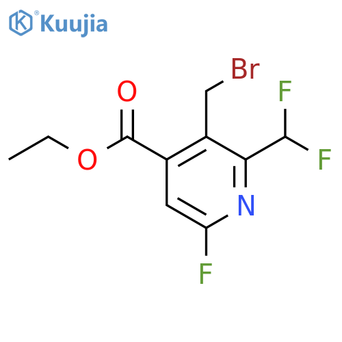 Ethyl 3-(bromomethyl)-2-(difluoromethyl)-6-fluoropyridine-4-carboxylate structure