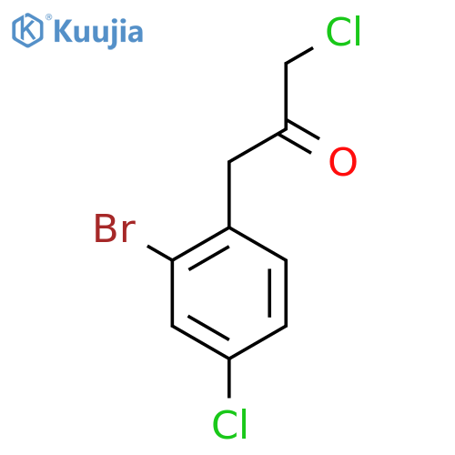 1-(2-Bromo-4-chlorophenyl)-3-chloropropan-2-one structure