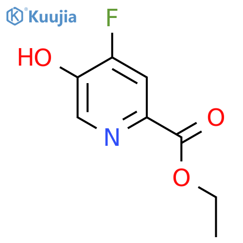 Ethyl 4-fluoro-5-hydroxypicolinate structure