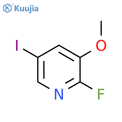 2-Fluoro-5-iodo-3-methoxypyridine structure