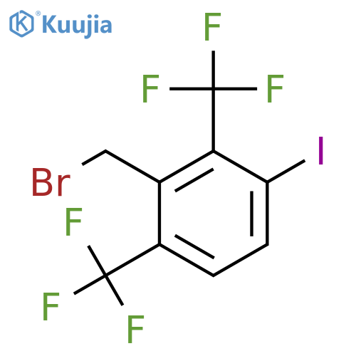 2,6-Bis(trifluoromethyl)-3-iodobenzyl bromide structure