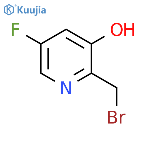 2-(Bromomethyl)-5-fluoropyridin-3-ol structure