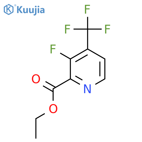 Ethyl 3-fluoro-4-(trifluoromethyl)picolinate structure