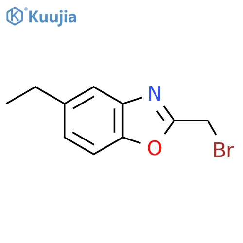 2-(Bromomethyl)-5-ethylbenzo[d]oxazole structure