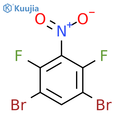 1,5-Dibromo-2,4-difluoro-3-nitrobenzene structure