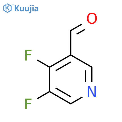 4,5-Difluoronicotinaldehyde structure