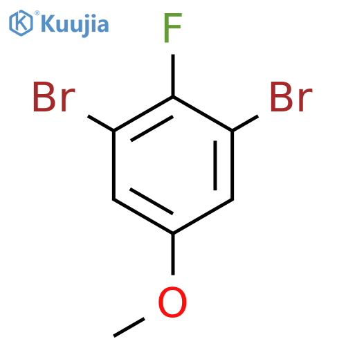 3,5-Dibromo-4-fluoroanisole structure